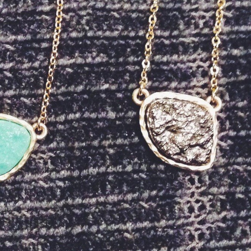 Dainty Druzy Necklace